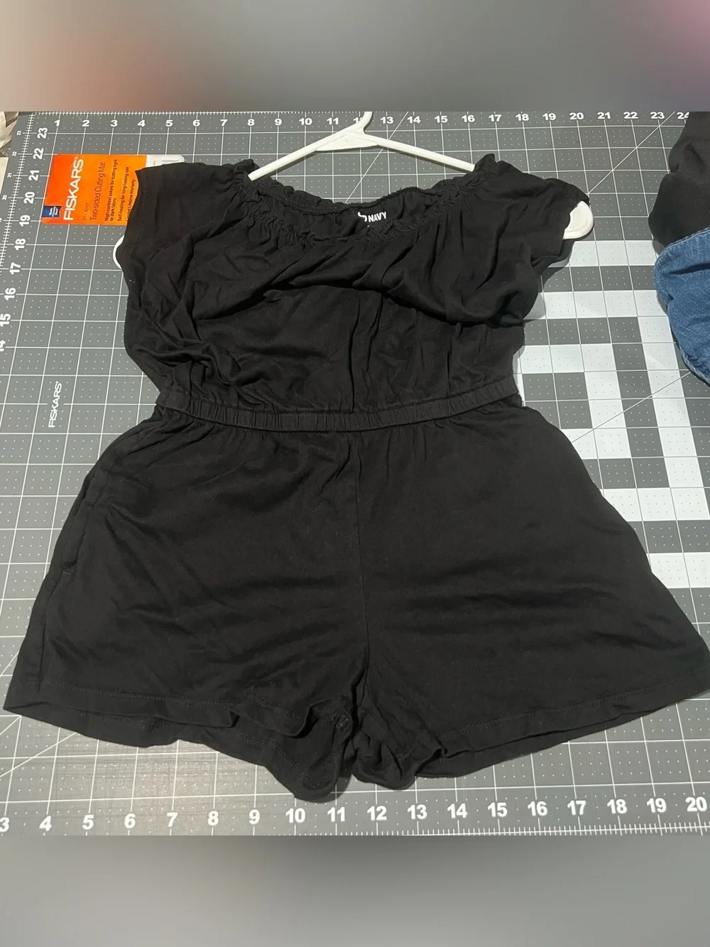 Black Girls' One-Piece Romper - Brand: Old Navy, size: M(8)